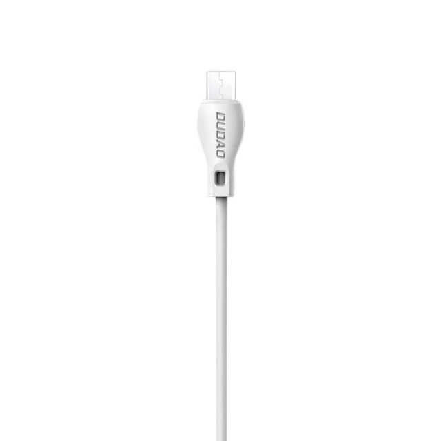 Кабель Dudao Micro USB 2.4A 2 м White (L4M 2M)