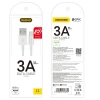 Кабель Dudao USB / Lightning 3A 1 м White (L1L)