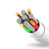 Кабель Dudao USB / Lightning 3A 1 м White (L1L)