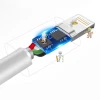 Кабель Dudao USB / Lightning 3A 1 м White (L1L)