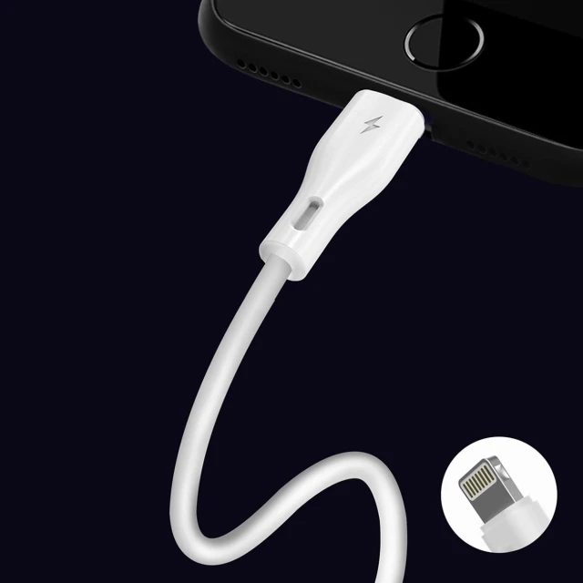 Кабель Dudao USB / Lightning 5A 1 м White (L2L)