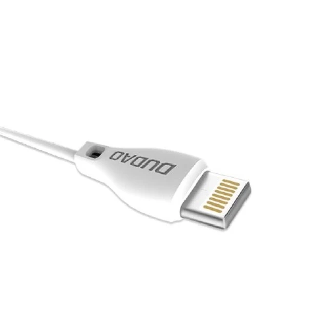 Кабель Dudao USB / Lightning 2.4A 1 м White (L4L)