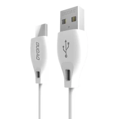Кабель Dudao USB Type C 2.1A 1 м White (L4T)