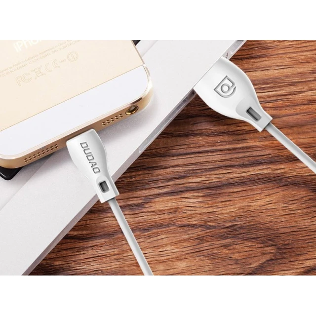 Кабель Dudao USB Type C 2.1A 1 м White (L4T)