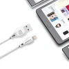 Кабель Dudao USB Type C 2.1A 1 м White (L4T)