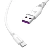 Кабель Dudao USB / USB Type C 5A 2 м White (L2T 2M)