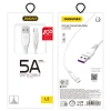 Кабель Dudao USB / USB Type C 5A 2 м White (L2T 2M)