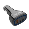 Автомобільний зарядний пристрій Dudao Quick Charge 3.0 QC3.0 2.4A 18W 3x USB White (R7S White)