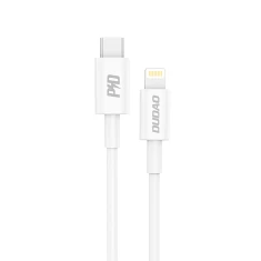Кабель Dudao L6X USB-C - Lightning PD 20W 1m White (6970379617649)