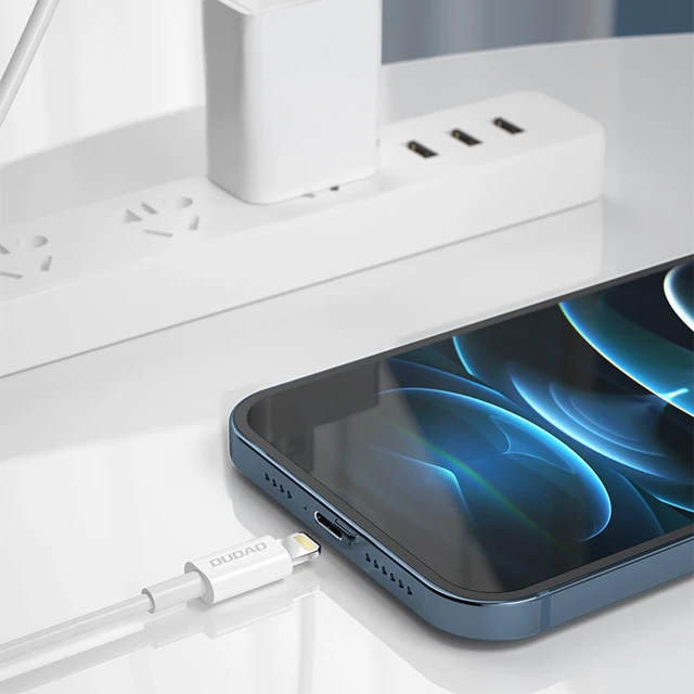 Кабель Dudao L6X USB-C - Lightning PD 20W 1m White (6970379617649)