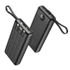 Powerbank Veger C20 20000 mAh з вбудованими кабелями Micro USB | Type C | Lightning Black (6970453554211)