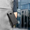 Powerbank Veger C20 20000 mAh з вбудованими кабелями Micro USB | Type C | Lightning Black (6970453554211)