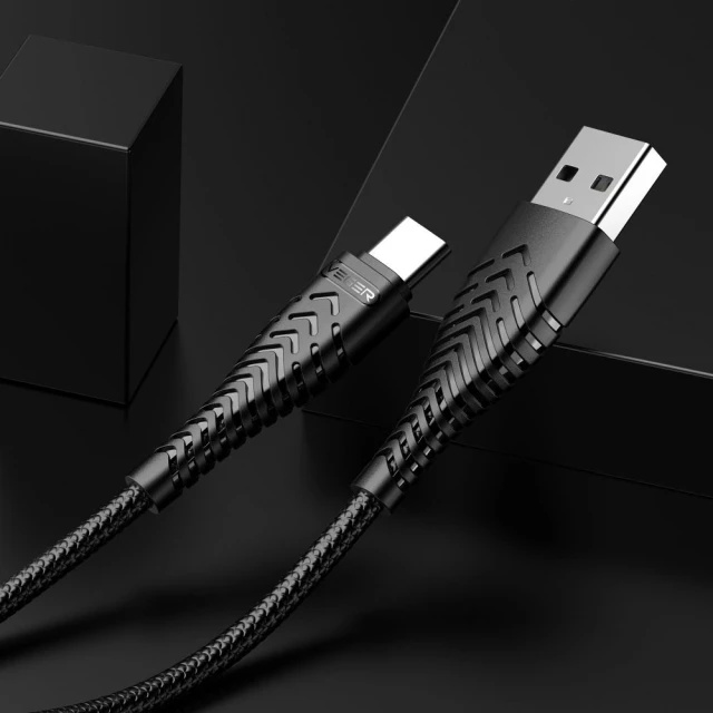 Кабель USB-A to USB-C Veger 2.4A V104 1.2m Black (6970453554600)