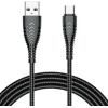 Кабель USB-A to USB-C Veger 2.4A V104 1.2m Black (6970453554600)