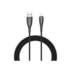 Кабель Veger V105 USB A до Lightning 2.4A 1.2 м Black (6970453554617)