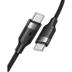 Кабель USB-C to USB-C Veger PD 5A 100W 1.5m CC02 Black (6970453554822)