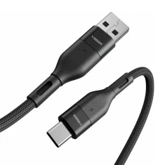 Кабель Veger AC03 USB A - Type C PD 5A 25W 1.2 м Black (6970453554839)