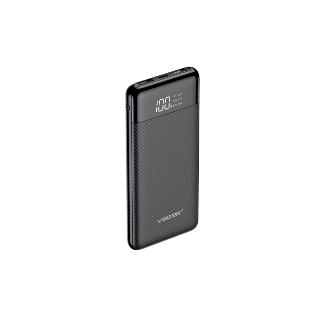 Powerbank Veger L11 10000 mAh Black (6970453555805)