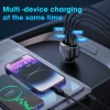 Автозарядка Veger CC53 2xUSA 2xUSB-C PD QC 66W Black (6970453555980)