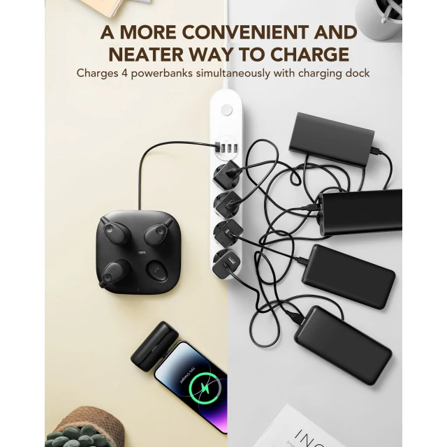 Powerbank Veger Pogo W007CK 5000 mAh Black (4 pack) (6970453557465)