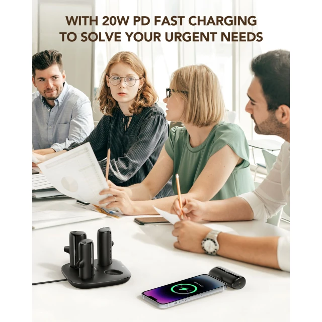 Powerbank Veger Pogo W007CK 5000 mAh Black (4 pack) (6970453557465)