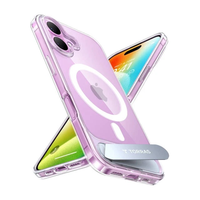 Чехол TORRAS Pstand Series для iPhone 16 Transparent (X00FX1932)