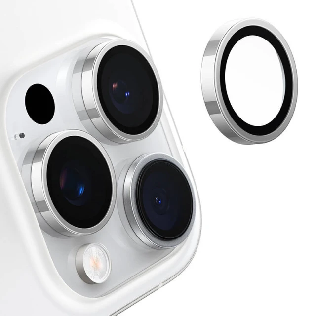Захист камери Torras Lensguard для iPhone 16 Pro Gray