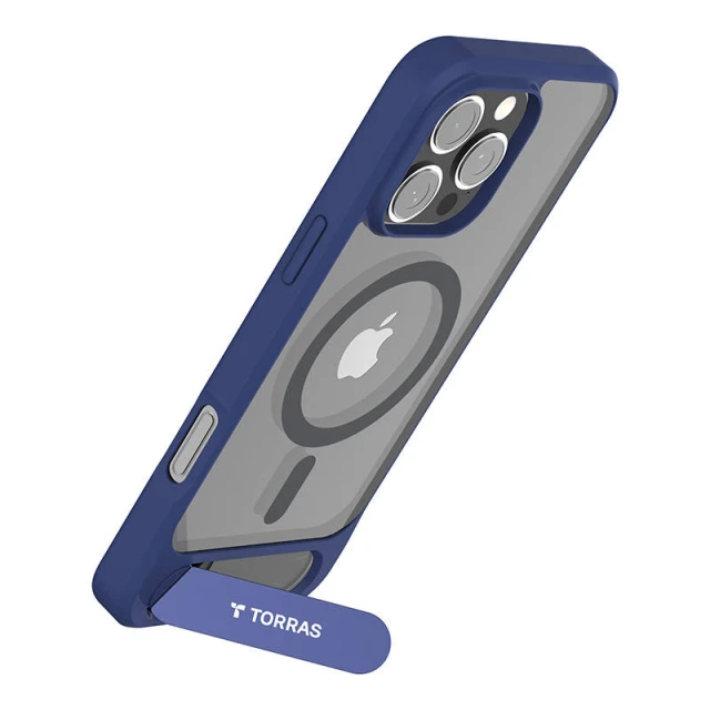 Чохол магнітний TORRAS Pstand Series iPhone 16 Pro Blue (X00FX2024)