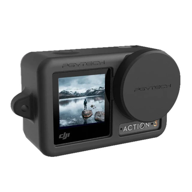 Чехол силиконовый PGYTECH для DJI Osmo Action 3 Black (P-32C-030)