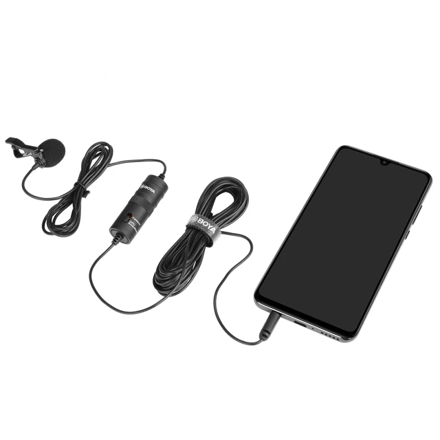 Мікрофон петельний BOYA BY-M1 дротовий Black (6971008020809)