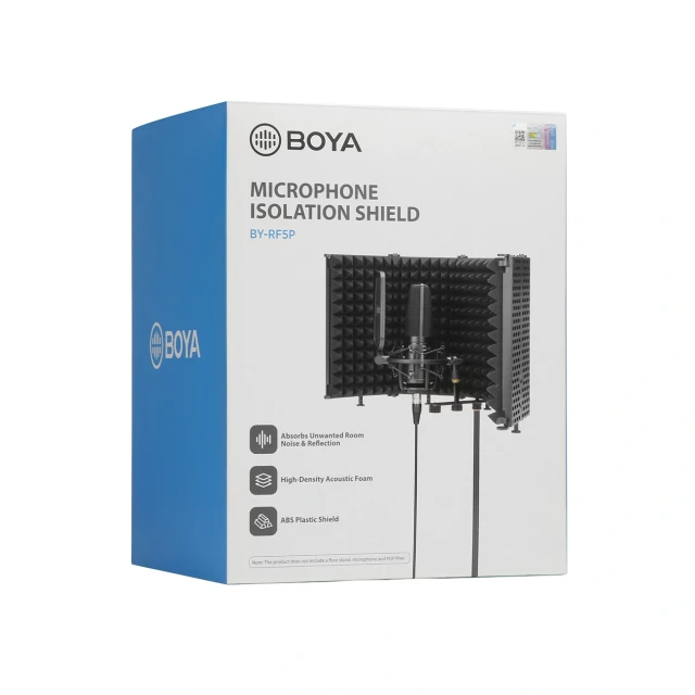 Акустичний екран для мікрофону BOYA BY-RF5P Black (6971008028164)