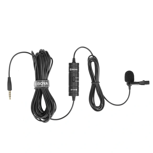 Мікрофон петличний BOYA BY-M1S дротовий Black (6971008029406)