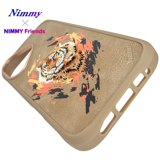 Чохол Nimmy Tygrys для iPhone 16 Light Brown with MagSafe (N-CXXM-IP16-062)