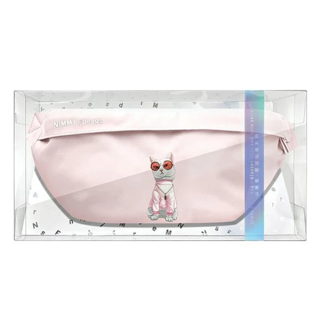 Сумка Nimmy Crossbody Glasses Cool Cat Pink (N-YJ-XB-04)