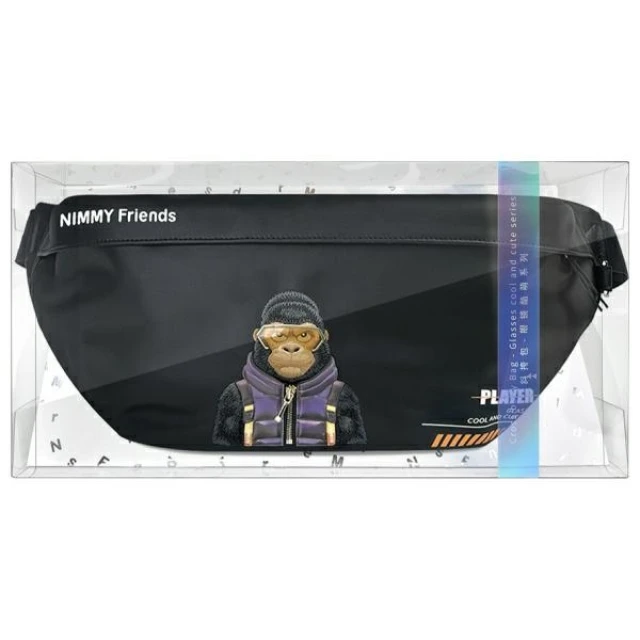 Сумка Nimmy Crossbody Cool&Cute 2.0 Gorilla Black (N-KM-XB-016)