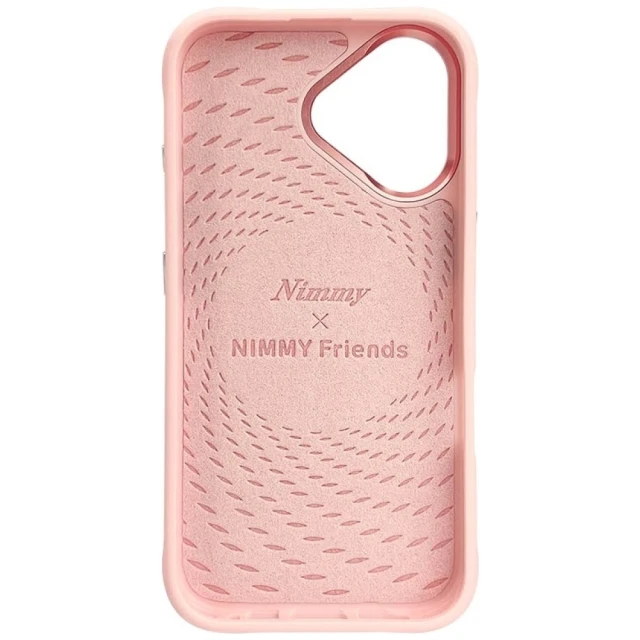 Чохол Nimmy Glasses Cool Cat для iPhone 16 Pink with MagSafe (N-YJKM-CXZH-IP16-04)