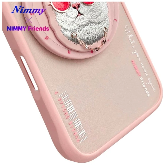 Чохол Nimmy Glasses Cool Cat для iPhone 16 Pink with MagSafe (N-YJKM-CXZH-IP16-04)