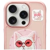 Чохол Nimmy Glasses Cool Cat для iPhone 16 Pro Max Pink with MagSafe (N-YJKM-CXZH-IP16-PRO-MAX-04)