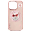 Чохол Nimmy Glasses Cool Cat для iPhone 16 Pro Max Pink with MagSafe (N-YJKM-CXZH-IP16-PRO-MAX-04)