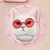 Чохол Nimmy Glasses Cool Cat для iPhone 16 Pro Max Pink with MagSafe (N-YJKM-CXZH-IP16-PRO-MAX-04)
