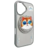 Чохол Nimmy Glasses Cool Cat для iPhone 16 Gray with MagSafe (N-YJKM-CXZH-IP16-05)