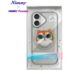 Чохол Nimmy Glasses Cool Cat для iPhone 16 Gray with MagSafe (N-YJKM-CXZH-IP16-05)