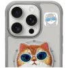 Чохол Nimmy Glasses Cool Cat для iPhone 16 Pro Max Gray with MagSafe (N-YJKM-CXZH-IP16-PRO-MAX-05)