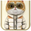 Чохол Nimmy Cool&Cute 2.0 Cat для iPhone 15 Khaki (N-KM-IP15-05-A)