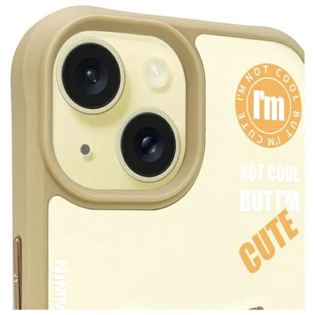 Чохол Nimmy Cool&Cute 2.0 Cat для iPhone 15 Khaki (N-KM-IP15-05-A)