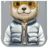 Чехол Nimmy Cool&Cute 2.0 Bear для iPhone 15 Gray (N-KM-IP15-011-A)
