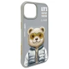 Чехол Nimmy Cool&Cute 2.0 Bear для iPhone 15 Gray (N-KM-IP15-011-A)