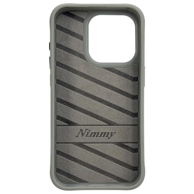 Чохол Nimmy Cool&Cute 2.0 Bear для iPhone 15 Pro Gray (N-KM-IP15-PRO-011-A)
