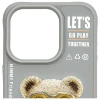 Чохол Nimmy Cool&Cute 2.0 Bear для iPhone 15 Pro Gray (N-KM-IP15-PRO-011-A)