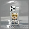 Чохол Nimmy Cool&Cute 2.0 Bear для iPhone 15 Pro Max Gray (N-KM-IP15-PRO-MAX-011-A)